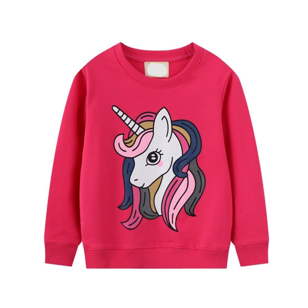 Cotton 100% Sweater Unicorn Design