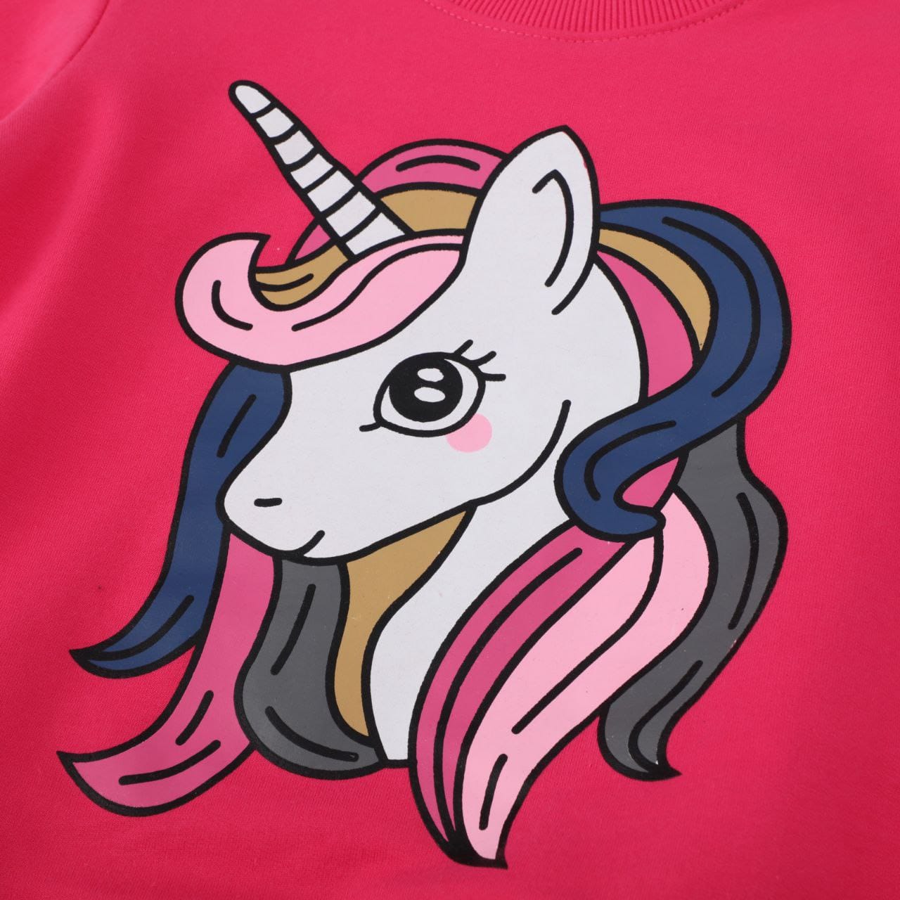 Cotton 100% Sweater Unicorn Design