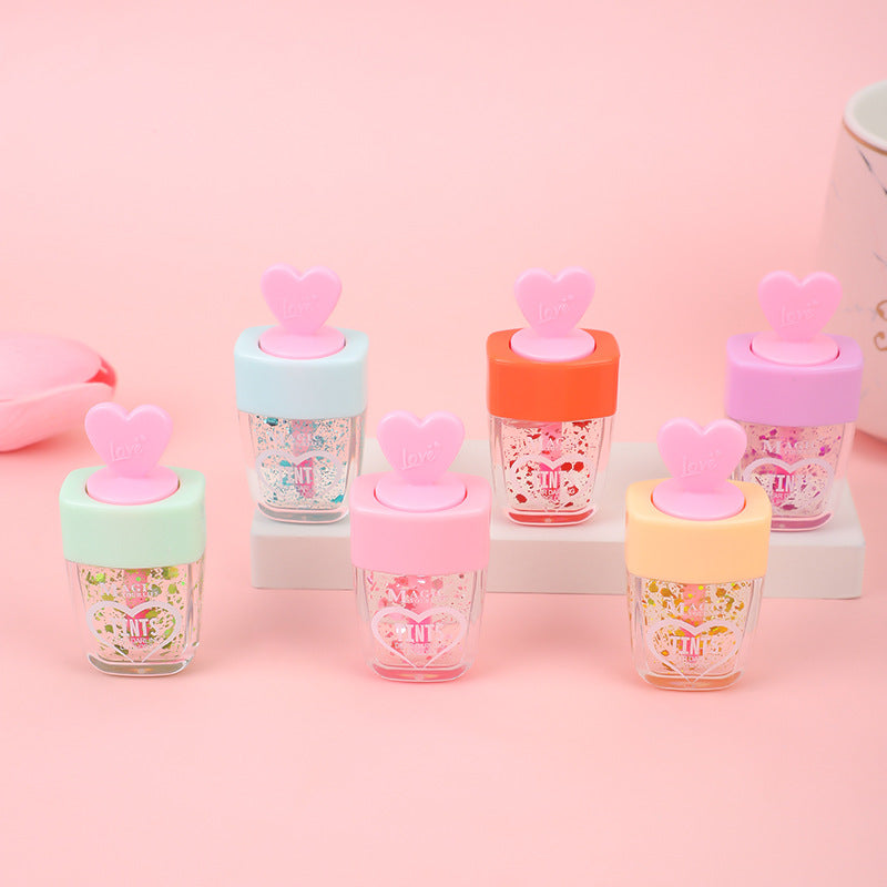 Cute Ice Cream Color change Lip Gloss Set Lip