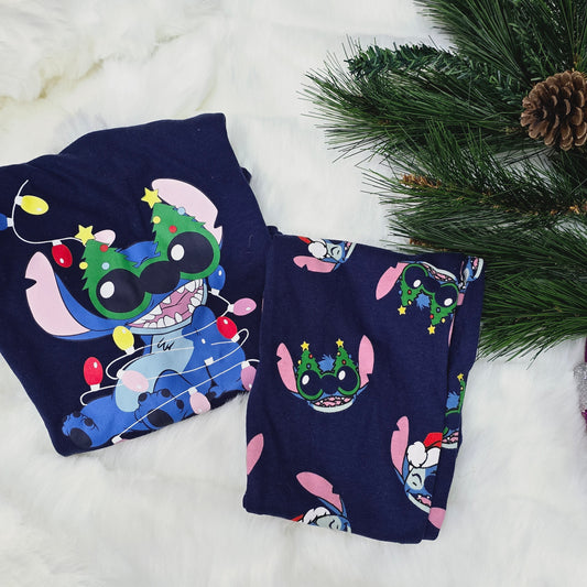 Stitch Christmas Pijama George 2-3y