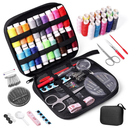 Portable Sewing Kit with All Essential Supplies for Home, Travel, and Emergency Use - Compact and Smart Design for All Ages