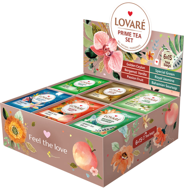 Lovaré Big Tea Sets 80 Tea Bags