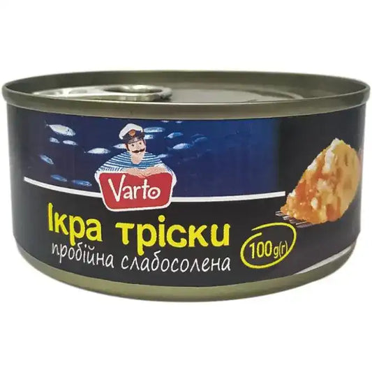 VARTO  CAVIAR, LIGHTLY SALTED, 100 G