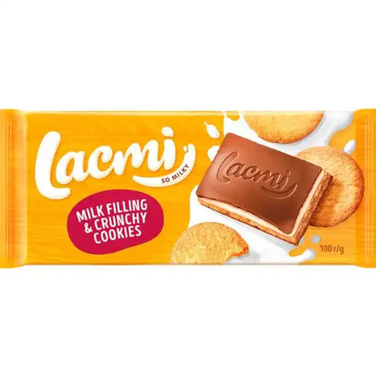 Roshen Lacmi Milk Filling & Crunchy Cookies 100gr