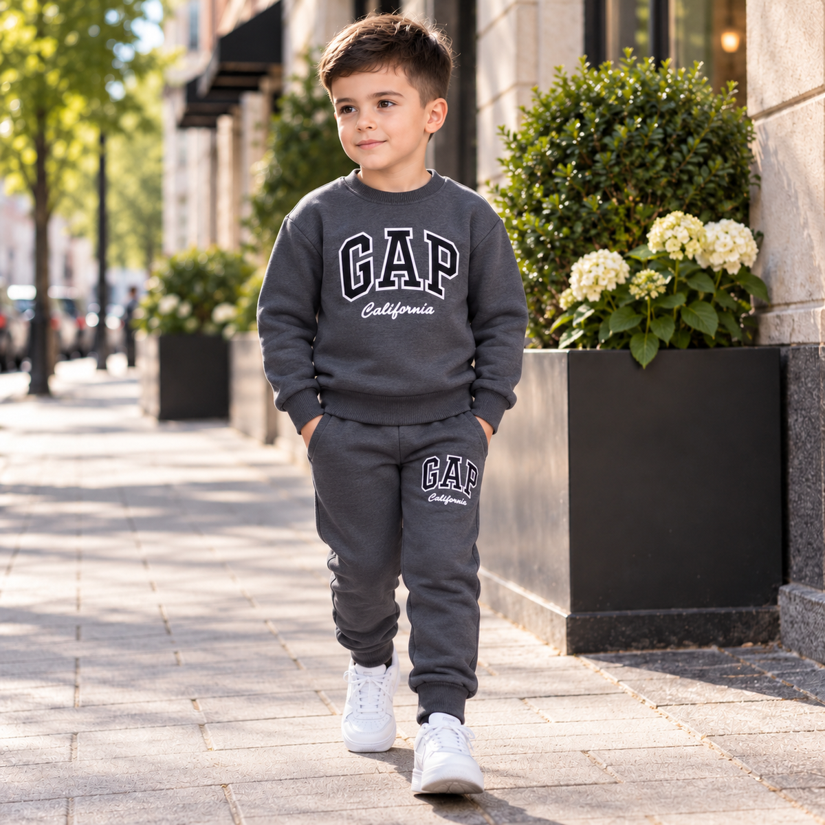 Kids’ GAP Warm Fleece Outfit Set / 5–8Y