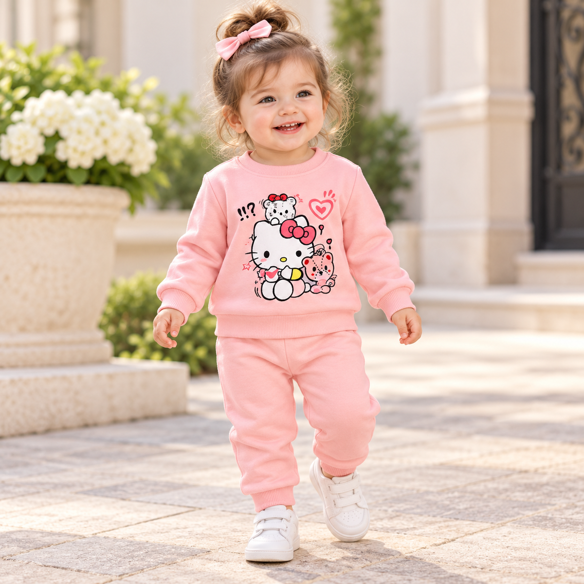 Baby Girls’ Hello Kitty Fleece Pajama Set | 6–36M