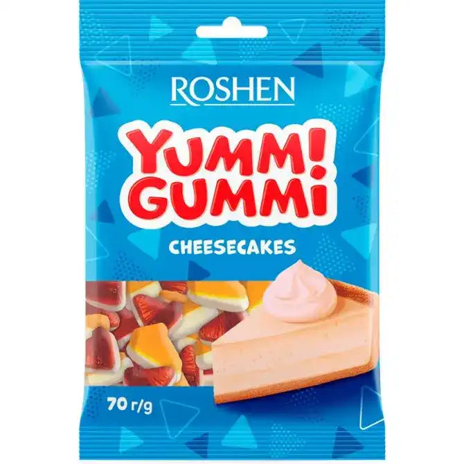 JELLY CANDY ROSHEN YUMMI GUMMI CHEESECAKES 70 G