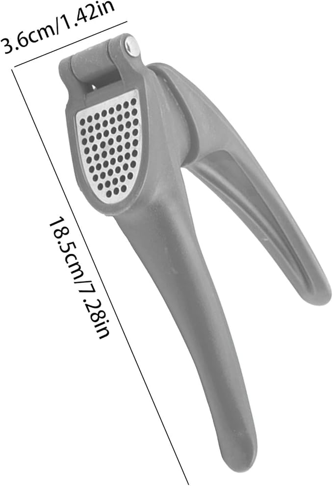 Garlic Mincer Tool Manual Crusher Squeezer White