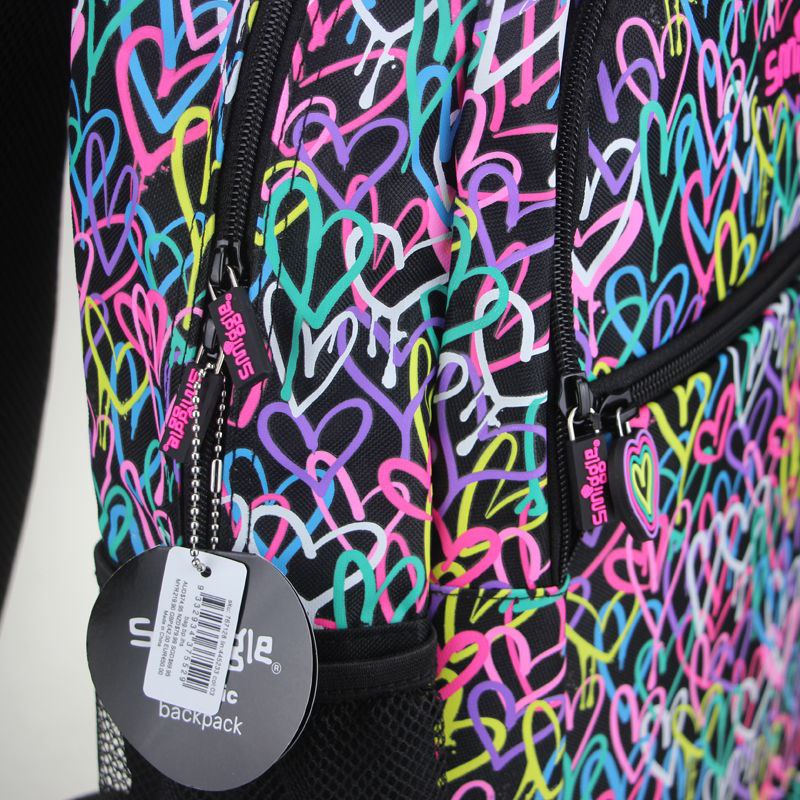 Smiggle Backpack Hearts Design 42cm G1-G3