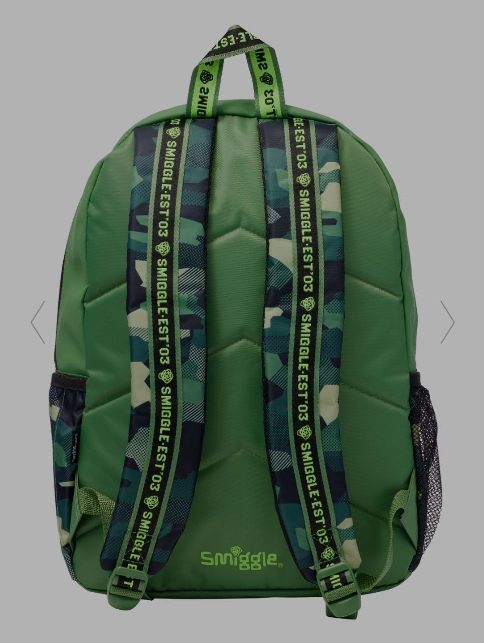 Smiggle Backpack Army Design