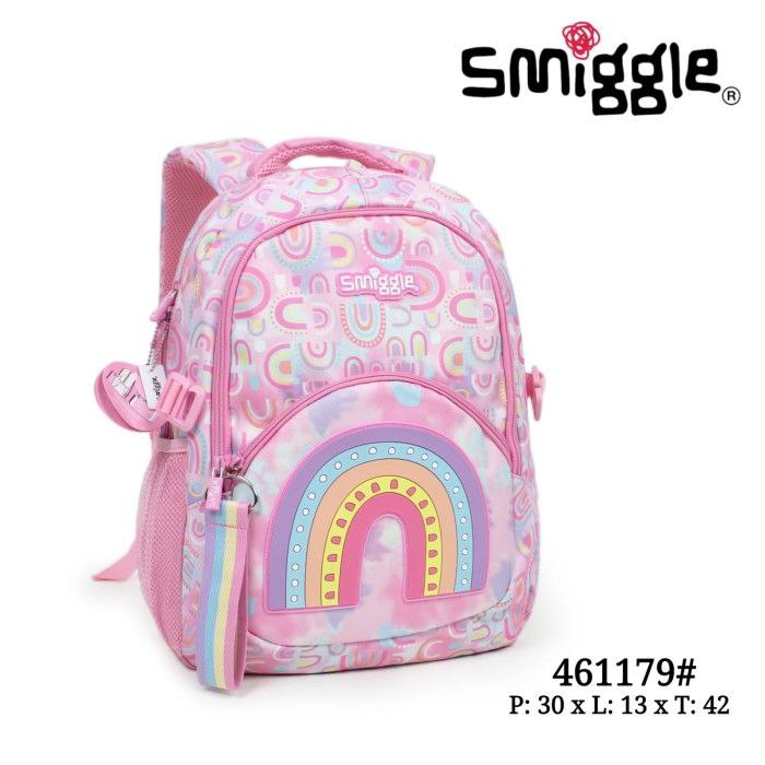 Smiggle Backpack Rainbow Design