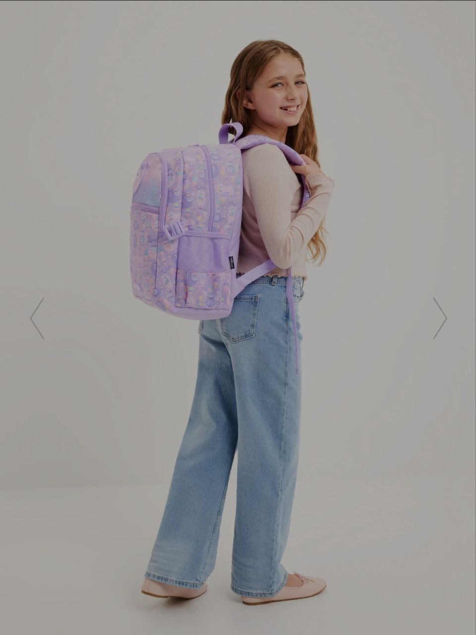 Smiggle Backpack Sloth Design 42cm G1-G3