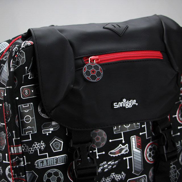 Smiggle Backpack Football Design
