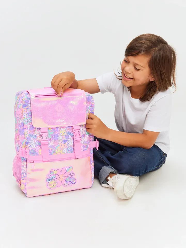 Smiggle Backpack Flower Design