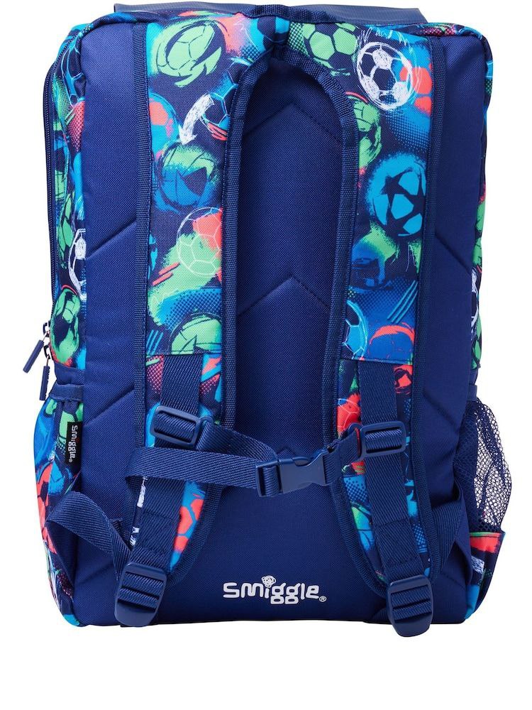 Smiggle Backpack Blue Football | (Gr1-Gr6) | 45cm
