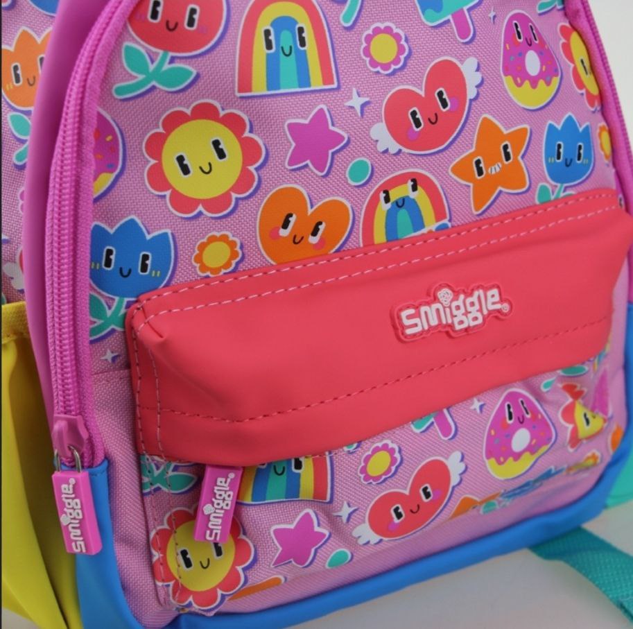 Smiggle Small Backpack Rainbow Design 26cm