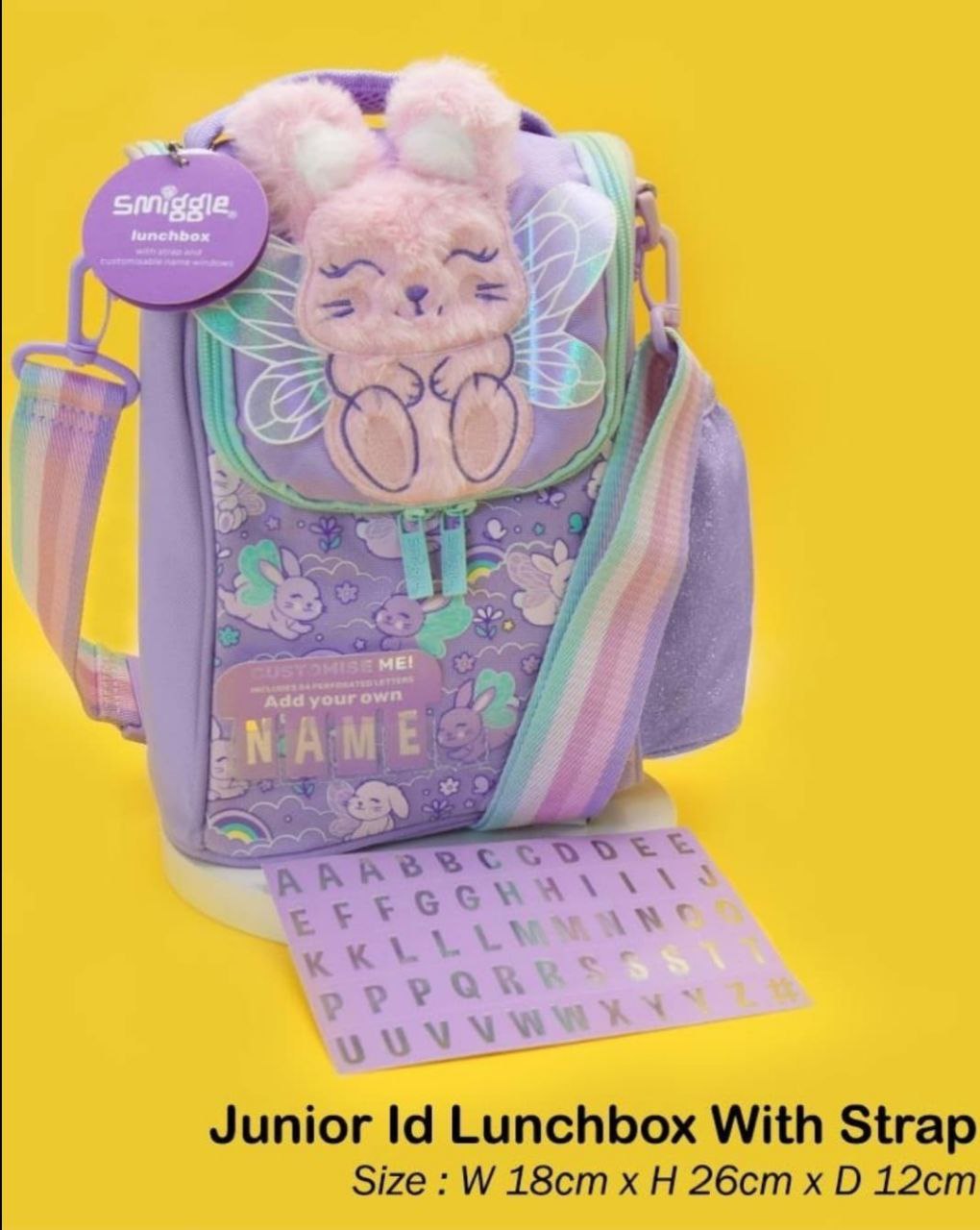 Smiggle Lunch Bag Rabbit design 26cm