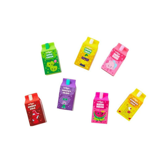 Smiggle Scented Erasers Pack Of 7 Fun Shakes Design