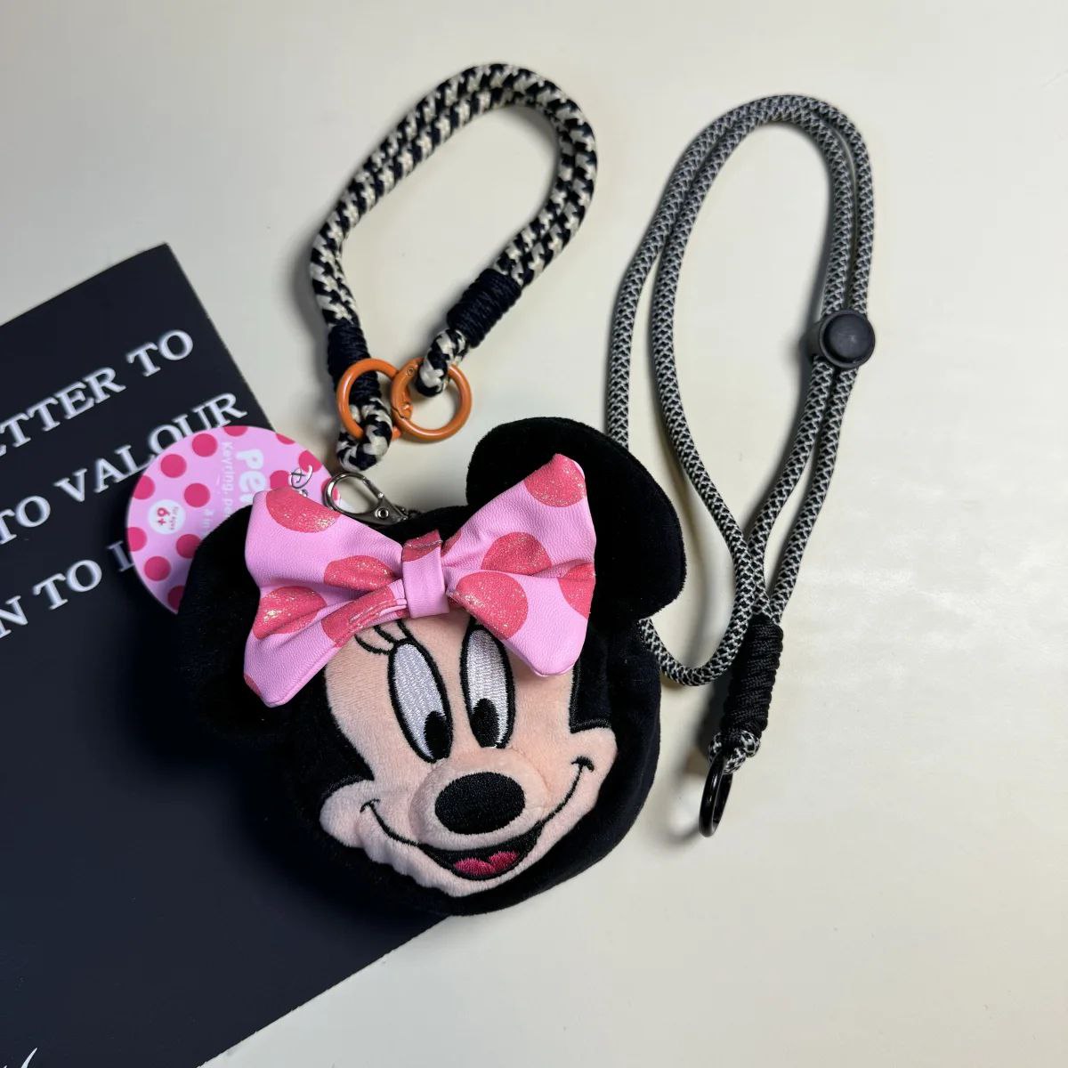 Smiggle Minnie Mouse Plush Keychain