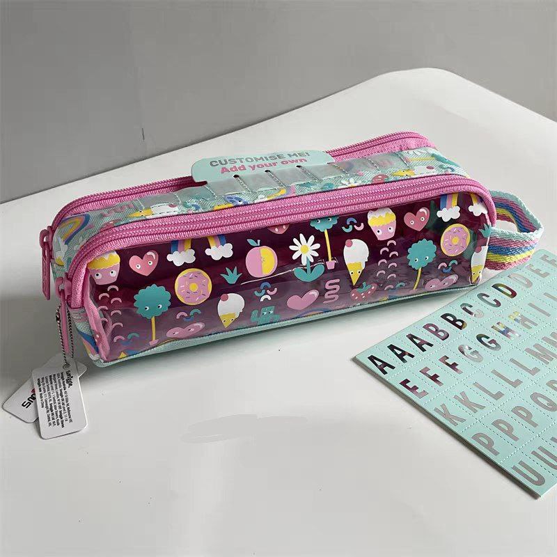 Smiggle Pencil Case Rainbow Design
