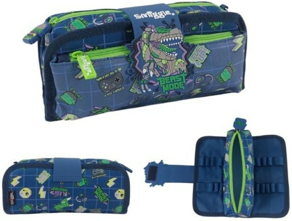 Smiggle Pencil Case Dinosaur Design