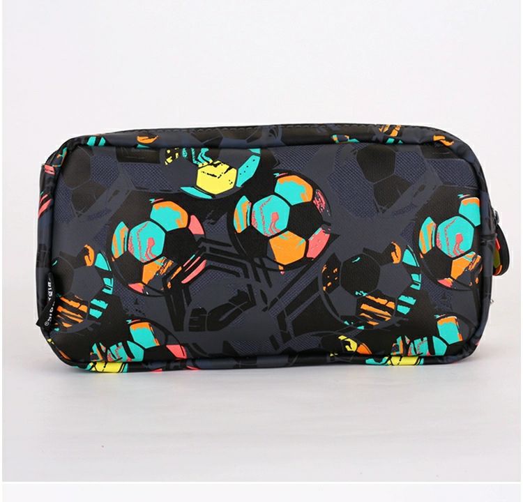 Smiggle Pencil Case Colored Football Design