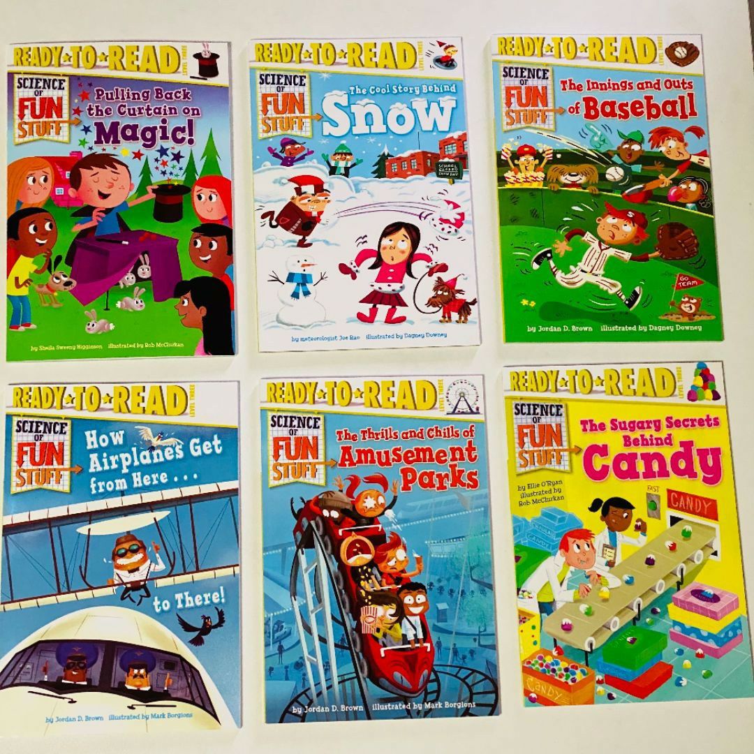 Ready To Read Fun Stuff To Go Science/History 6 Books Set