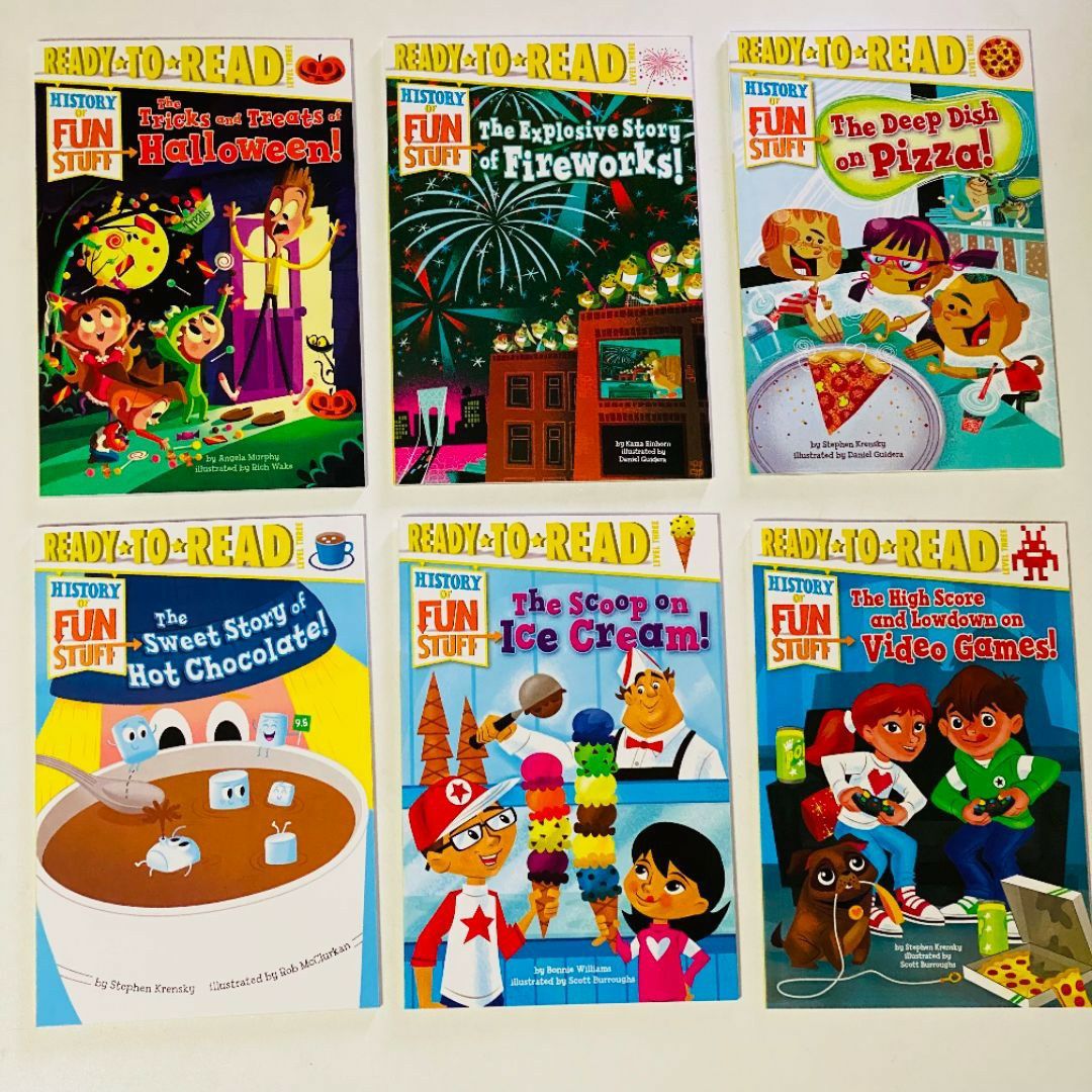 Ready To Read Fun Stuff To Go Science/History 6 Books Set