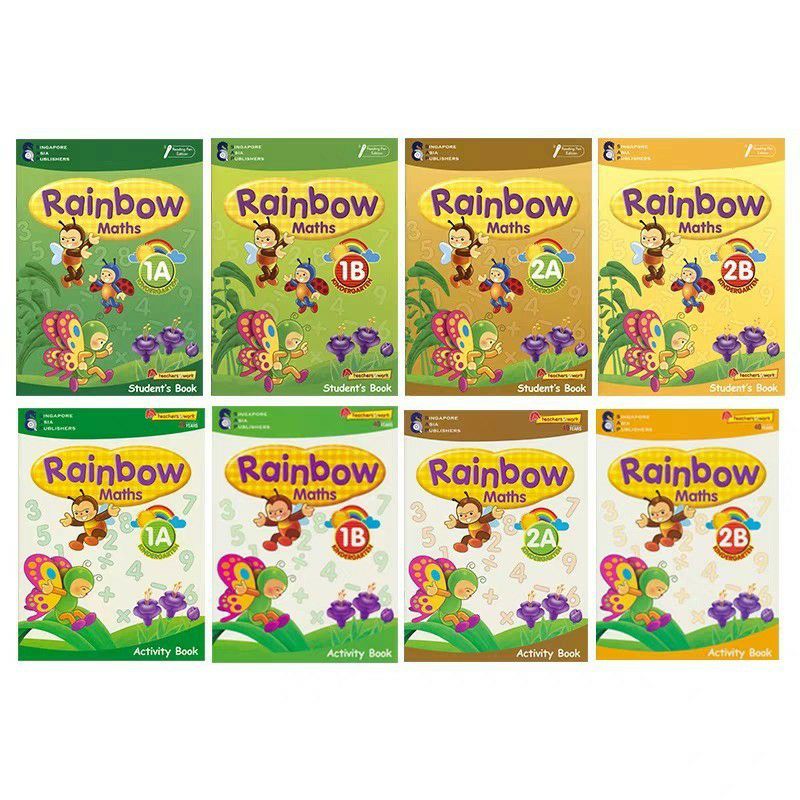 Rainbow Maths Kindergarten 4 Books Set 3-7y