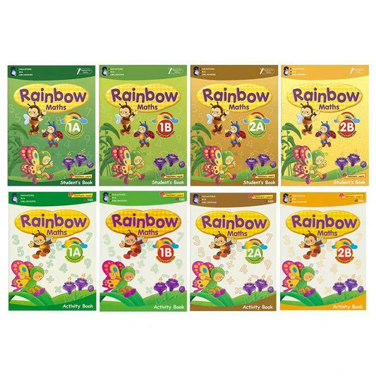 Rainbow Maths Kindergarten 4 Books Set 3-7y