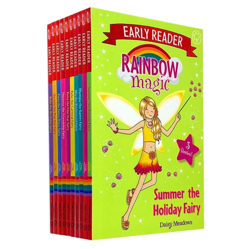 Rainbow Magic Early Reader 10 Books Set | Soft Cover | 5+