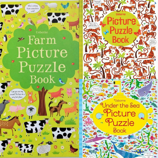Usborne Picture puzzle Book For Kids