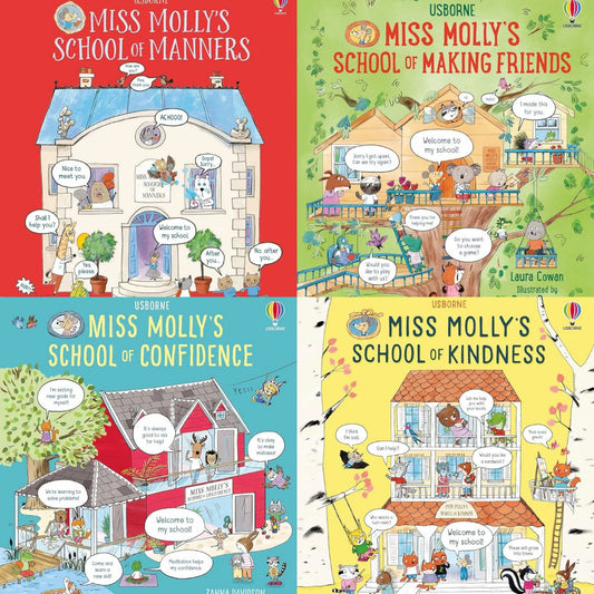 Miss Molly's School Collection Book For Kids 5-10y
