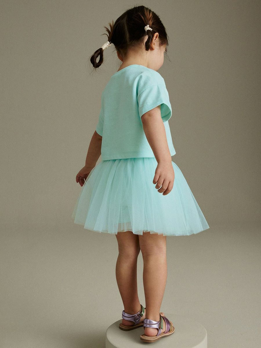 Outfit For Girls Set Of 2 Pcs Dance Design Size 2-7y