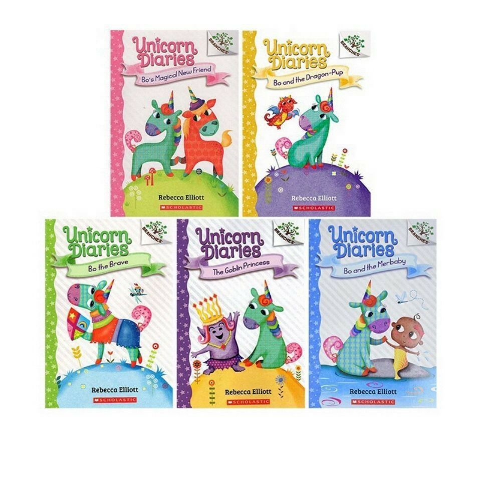 Unicorn Diaries 5 Books Set For kids