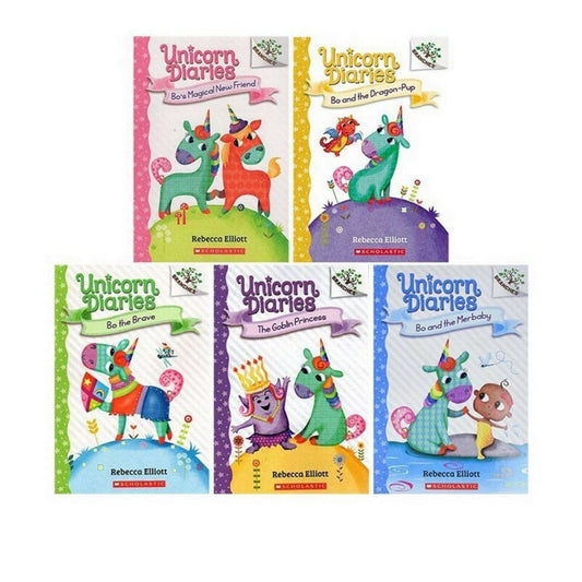 Unicorn Diaries 5 Books Set For kids