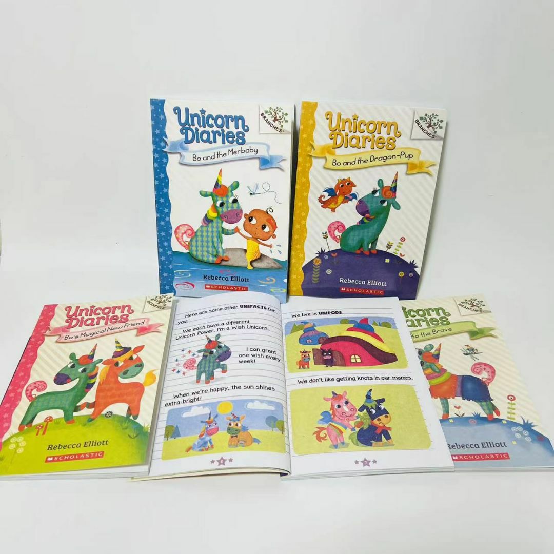 Unicorn Diaries 5 Books Set For kids
