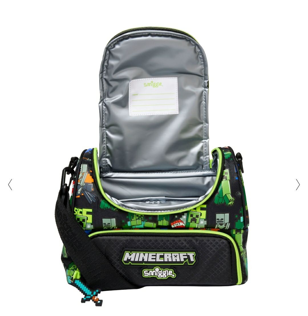 Smiggle Lunch Bag Minecraft Design