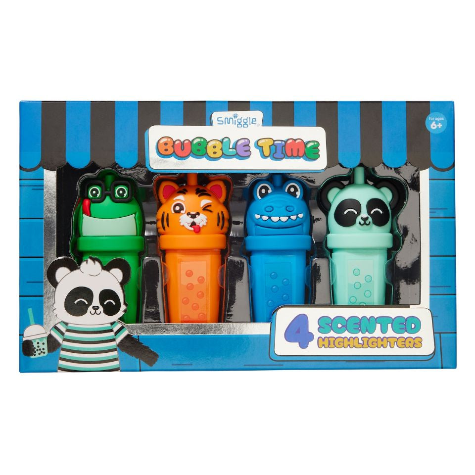 Highlighters Pack Of 4 Animals Design