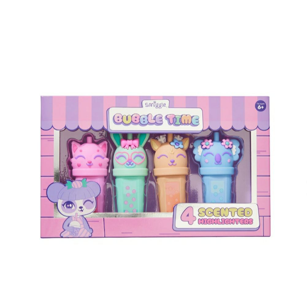 Highlighters Bubble Time Pack Of 4