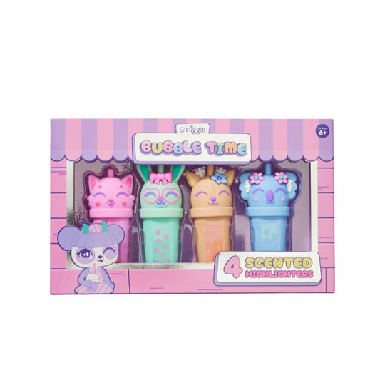 Highlighters Bubble Time Pack Of 4
