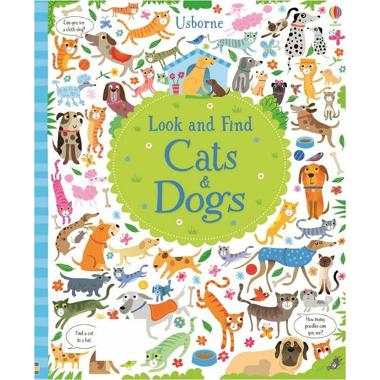 Usborne Look & Find Cats & Dogs Book For Kids