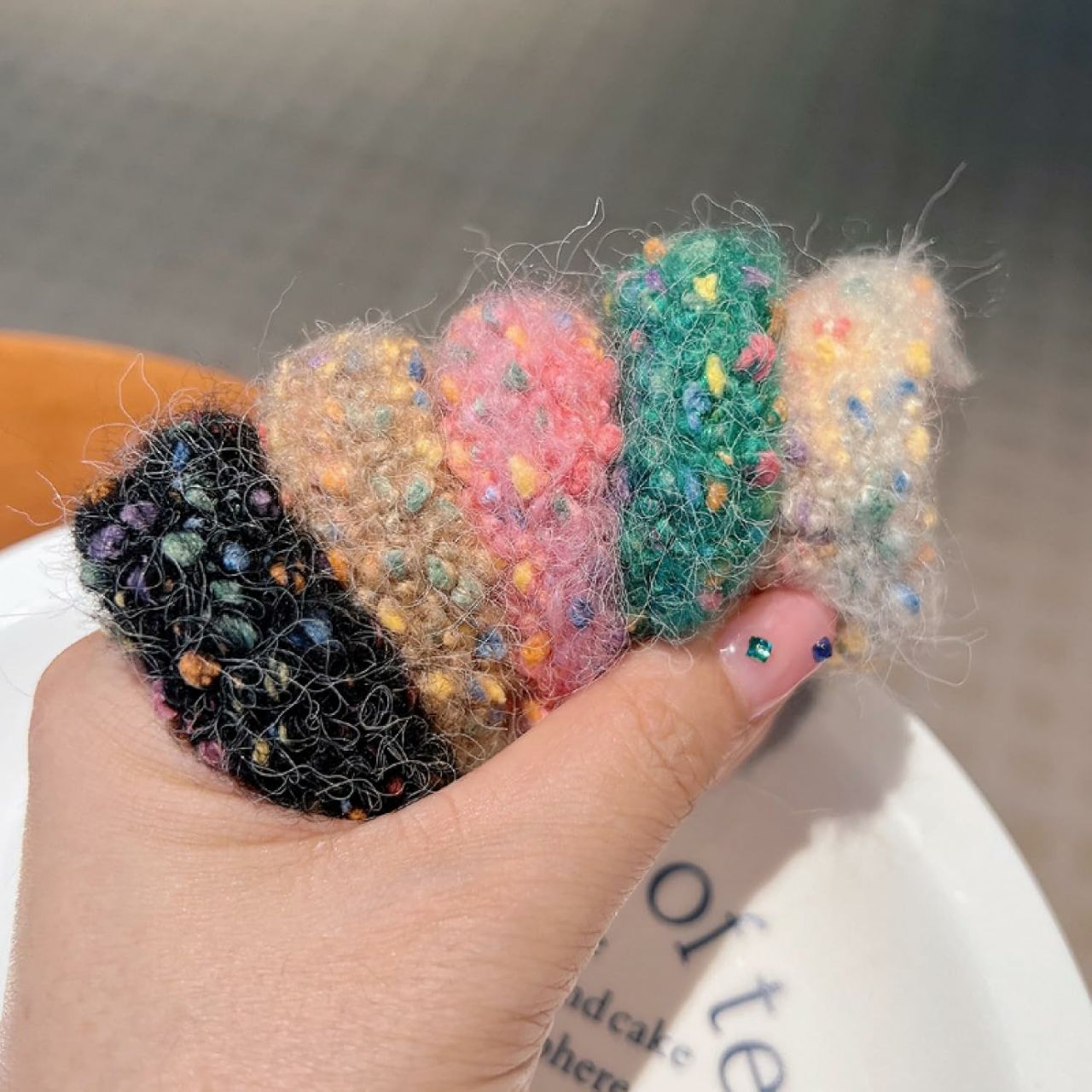 Hair Ties In Wool For women