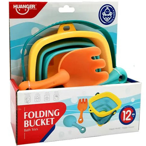 Folding Bucket Beach Toy For Kids