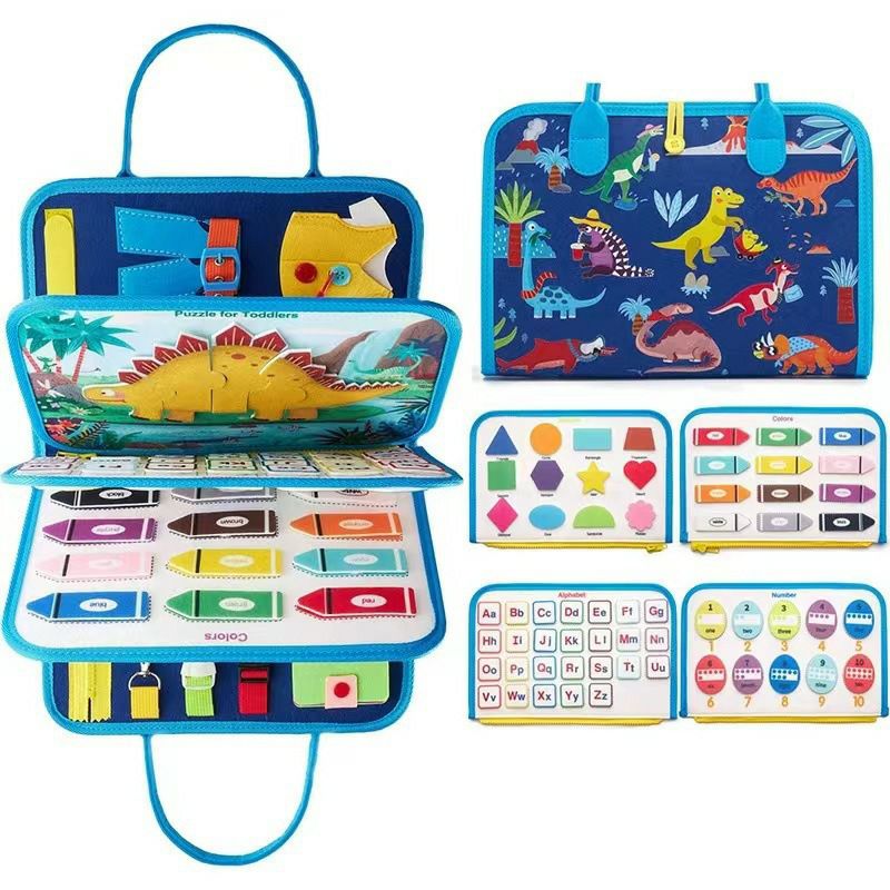 Toddler Busy Board Sensory Preschool Educational Toy For Kids