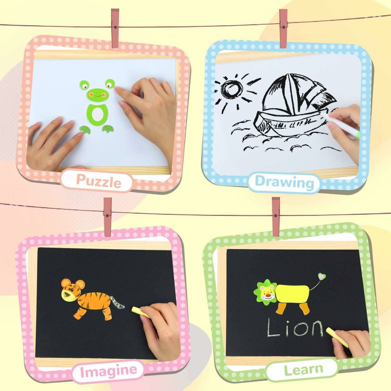 Multifunctional Educational Magnetic Board Toy For Kids 110-135pcs