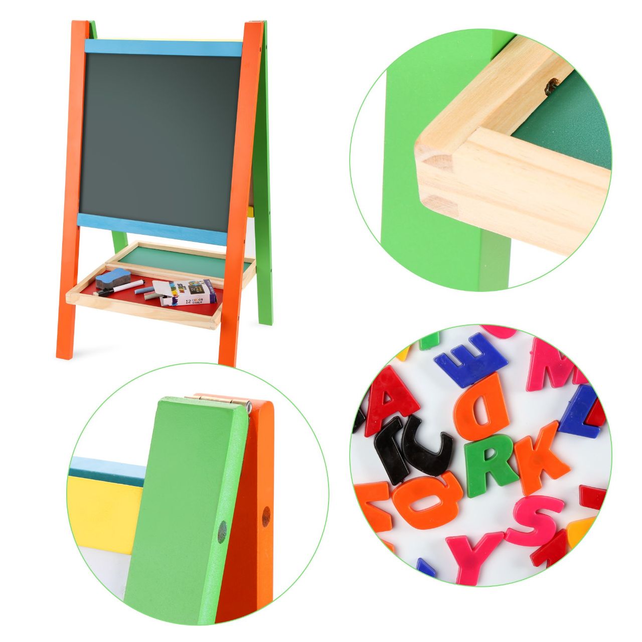 Magnetic Double Sided Kids Drawing Board