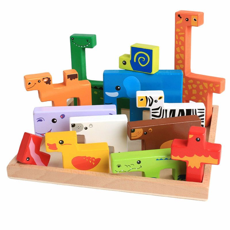 Creative 3D Animal Building Blocks Toy For Kids