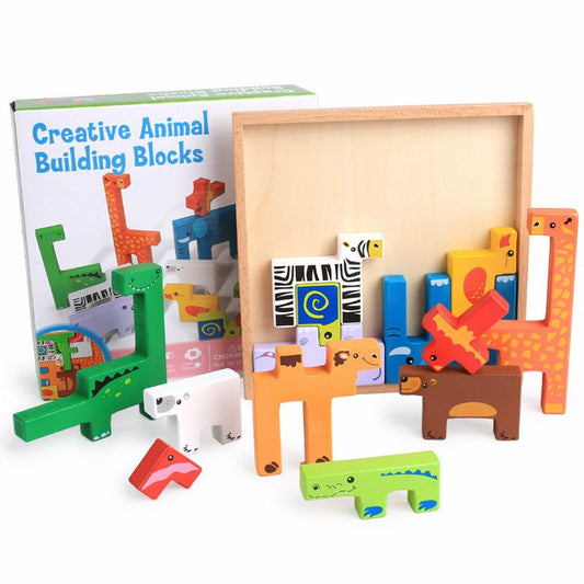Creative 3D Animal Building Blocks Toy For Kids
