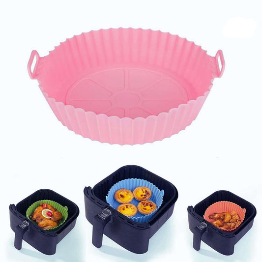 Air Fryer Round Silicone Pot 3 Colors Available